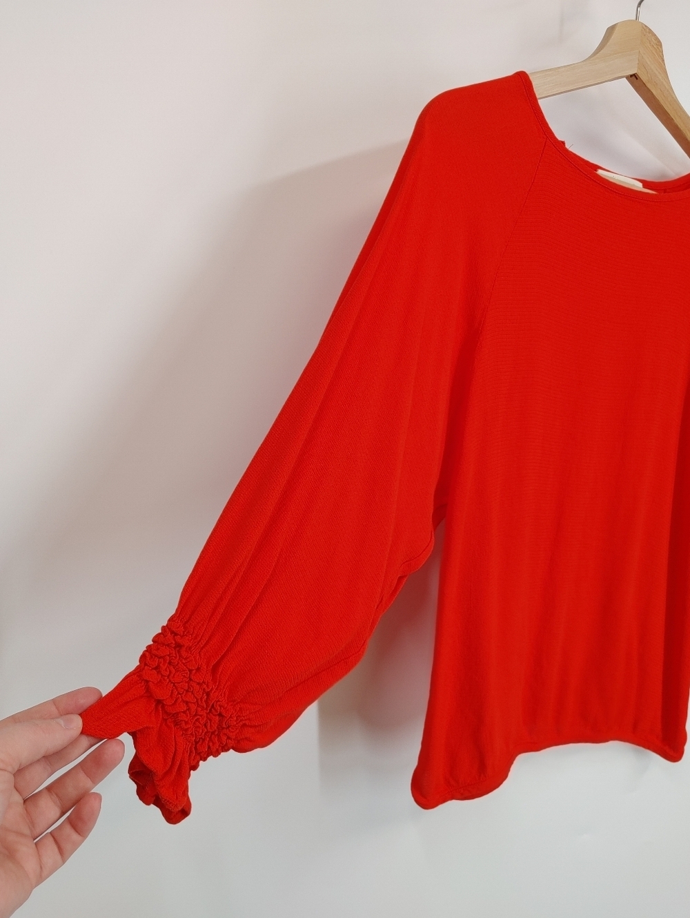 Maje Lalo Smocked Sleeve Blouse - Picture 2 of 4